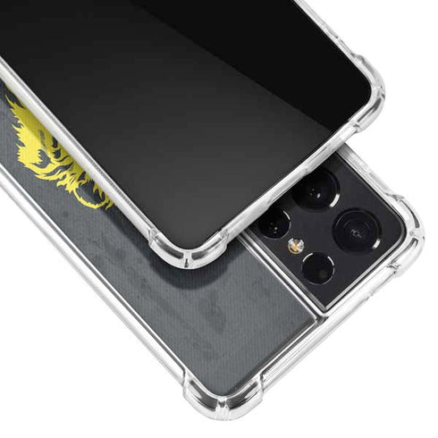 Vertical Banner - Lion of Judah Galaxy S21 Ultra 5G Clear Case